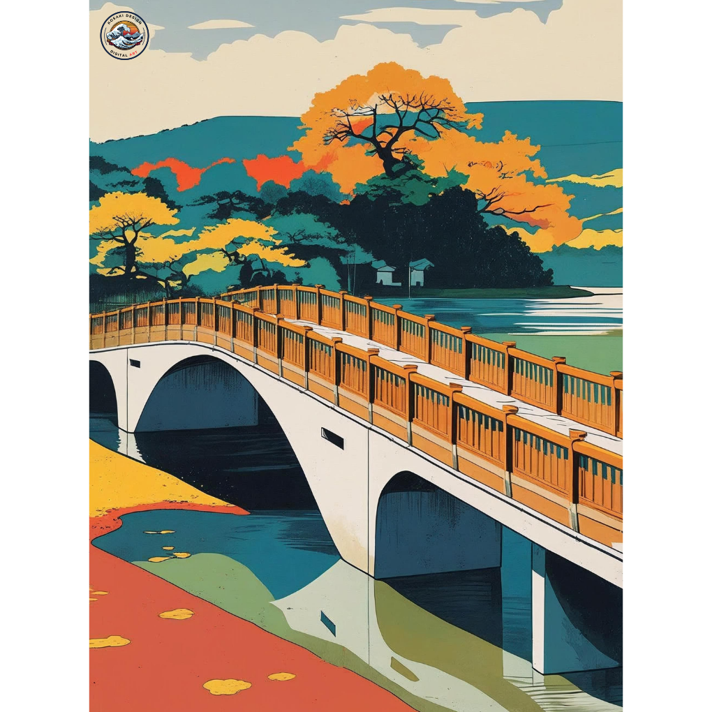 美しい野草の草原や木々を撮影するスマートフォン