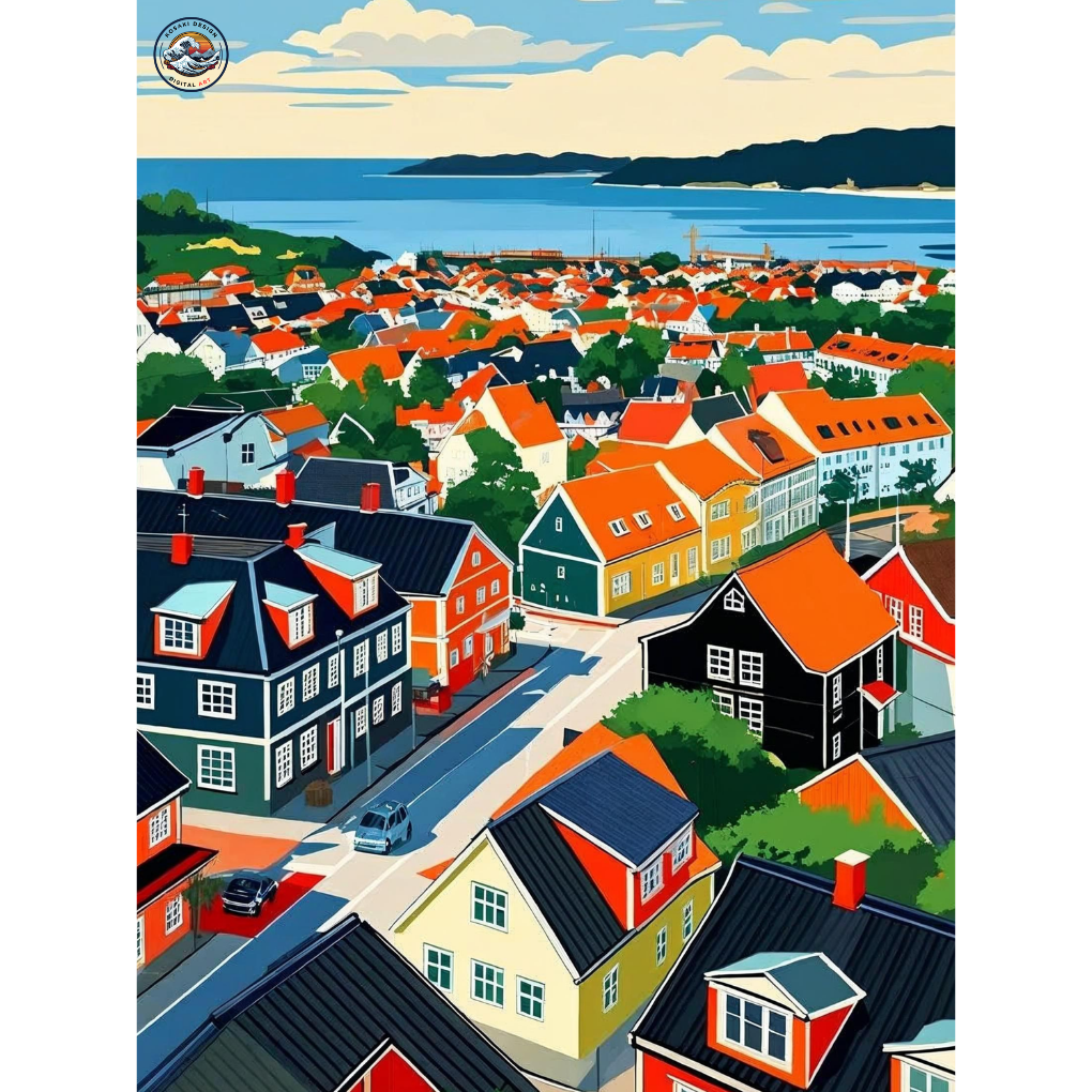 美しい野草の草原や木々を撮影するスマートフォン