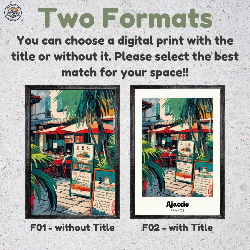 Ajaccio Digital Art - Two Frame Types