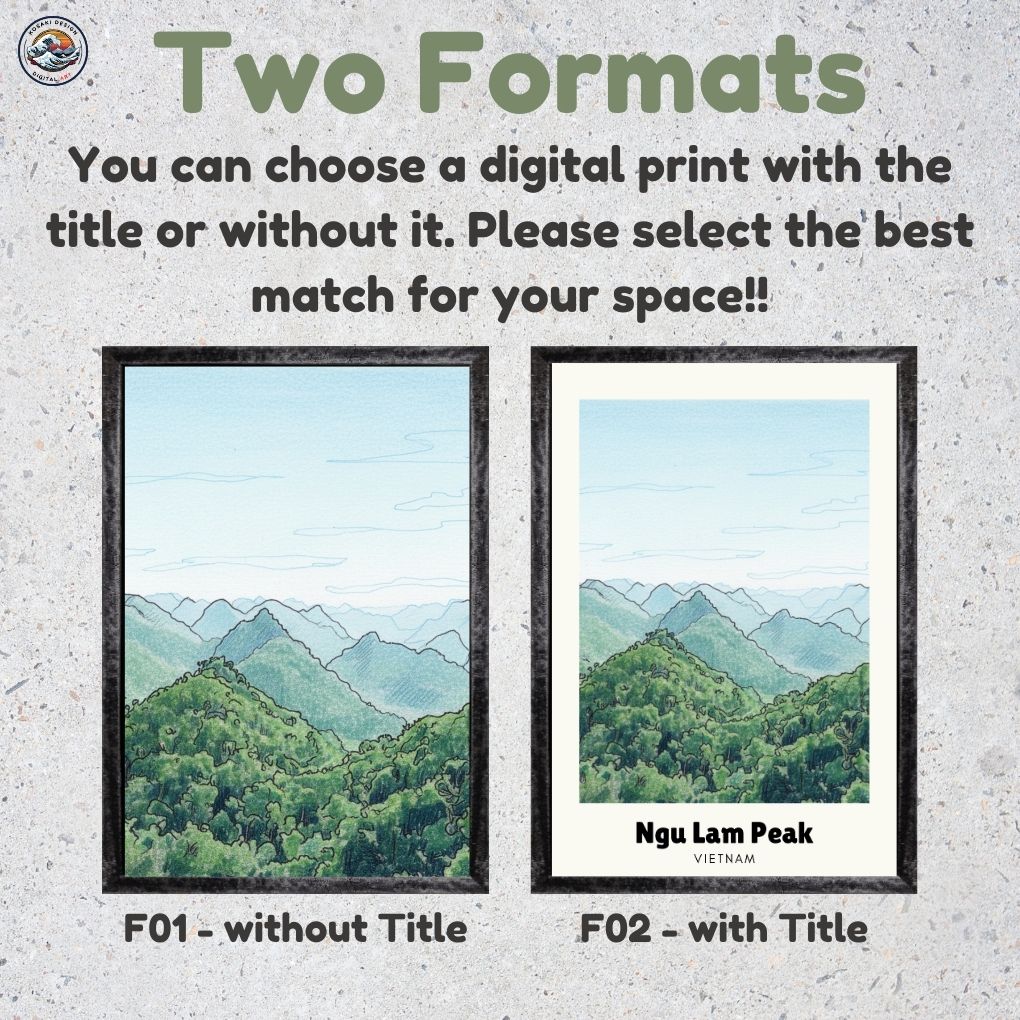 Ngu Lam Peak Digital Art - Two Frame Types