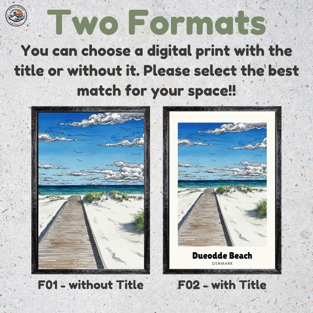 Bornholm Dueodde Beach Digital Art - Two Frame Types