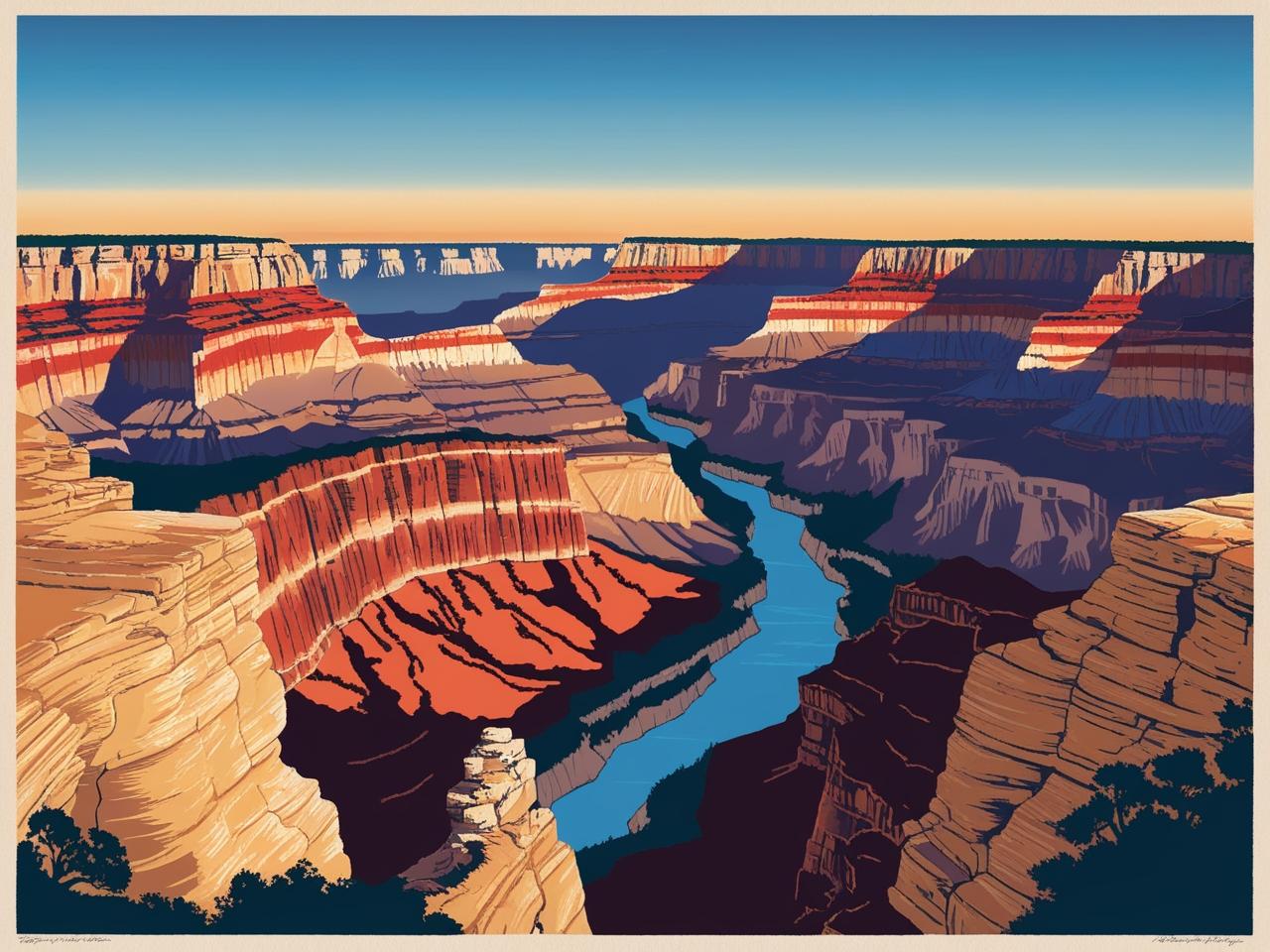 Grand Canyon Digital Art