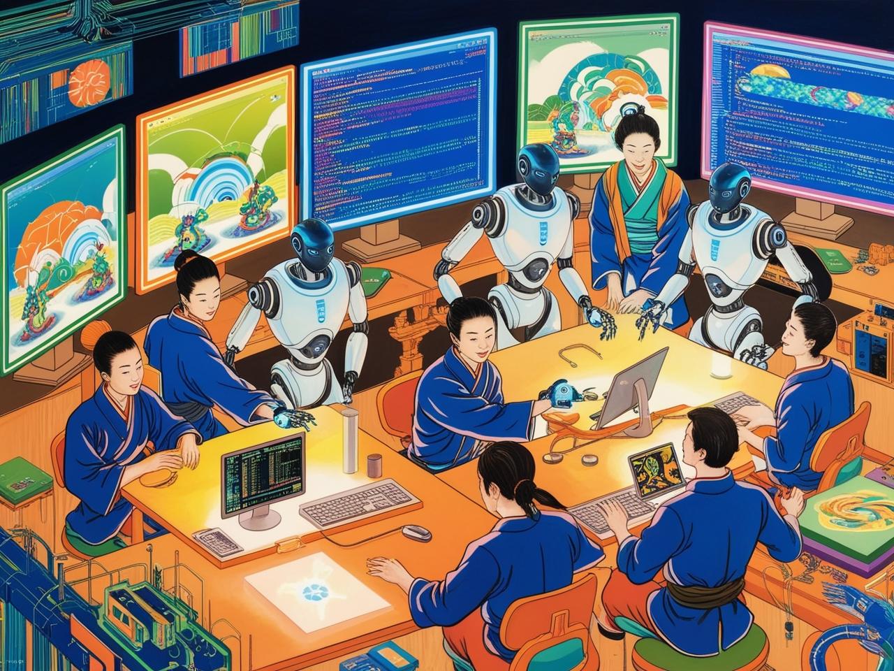 Fusion of AI and Digital Art