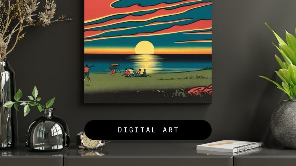 Qixingtan Beach Sunrise Digital Art