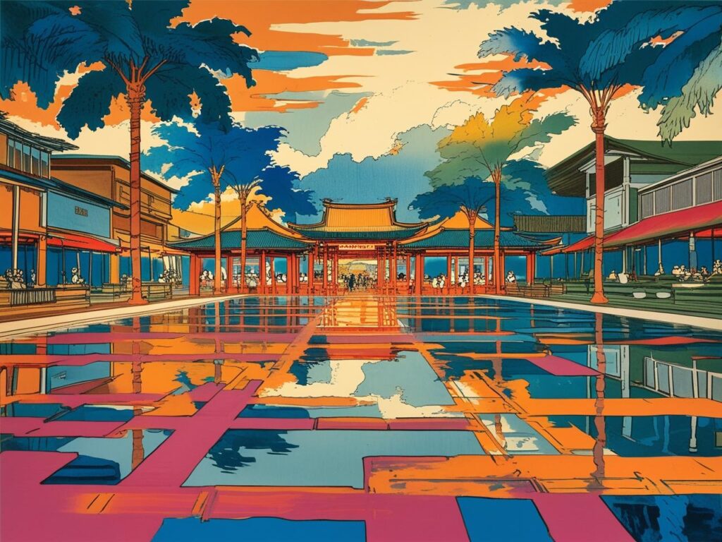 Promised Land Resort & Lagoon Digital Art