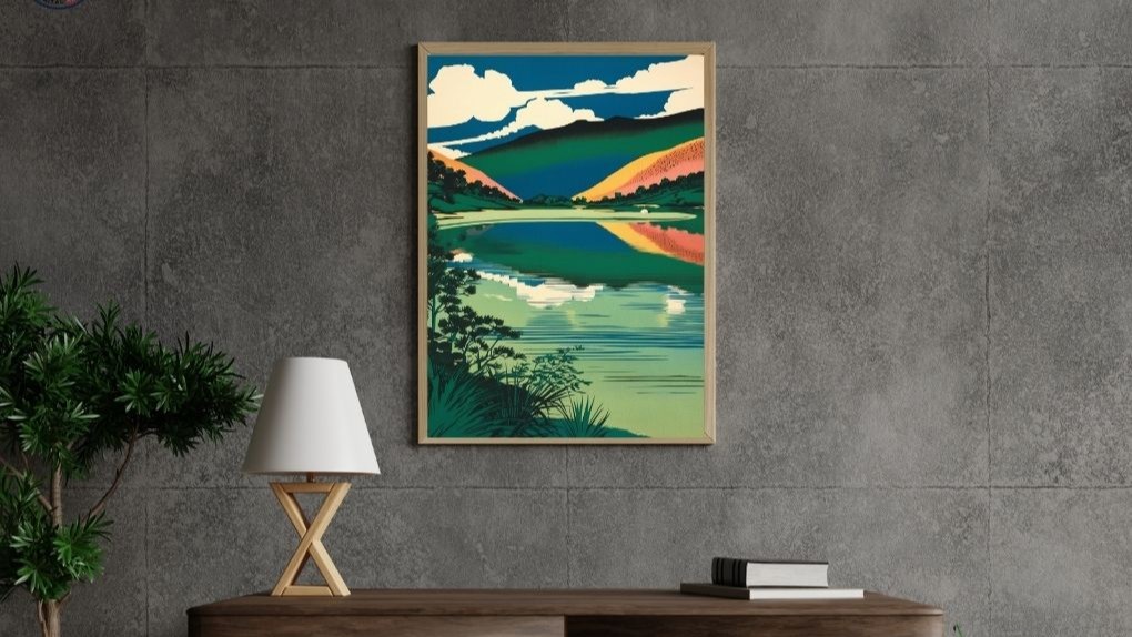 Liyu Lake Digital Art