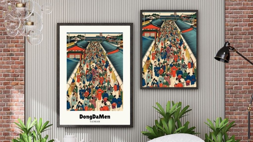 Dongdamen Market Digital Art