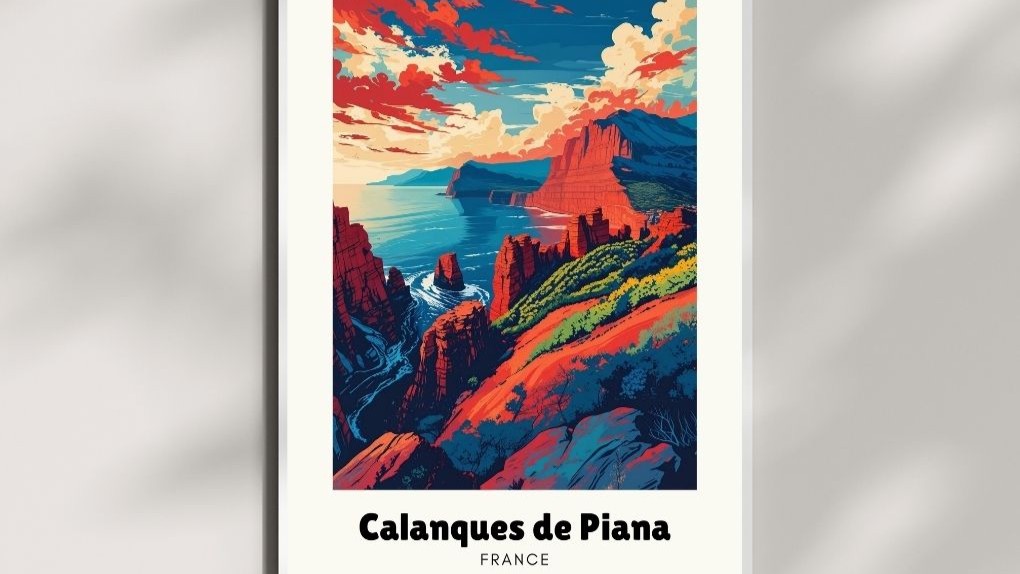 Calanques de Piana Digital Art