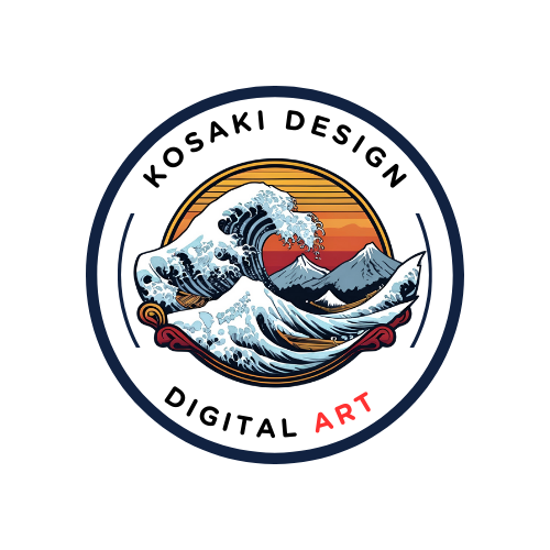 KOSAKI DESIGN DIGITAL ART LOGO