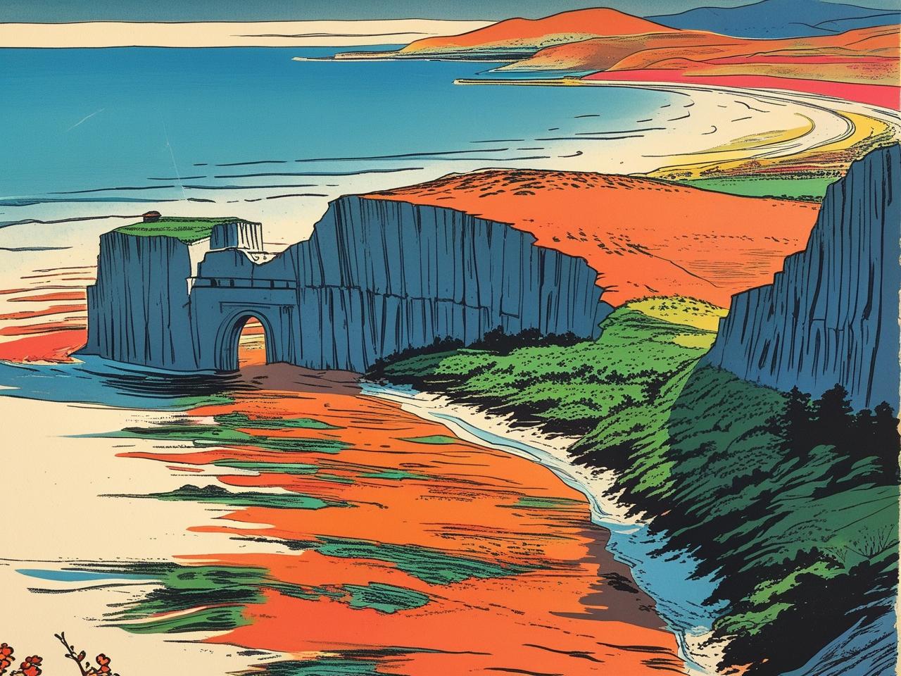 Green Island Digital Art