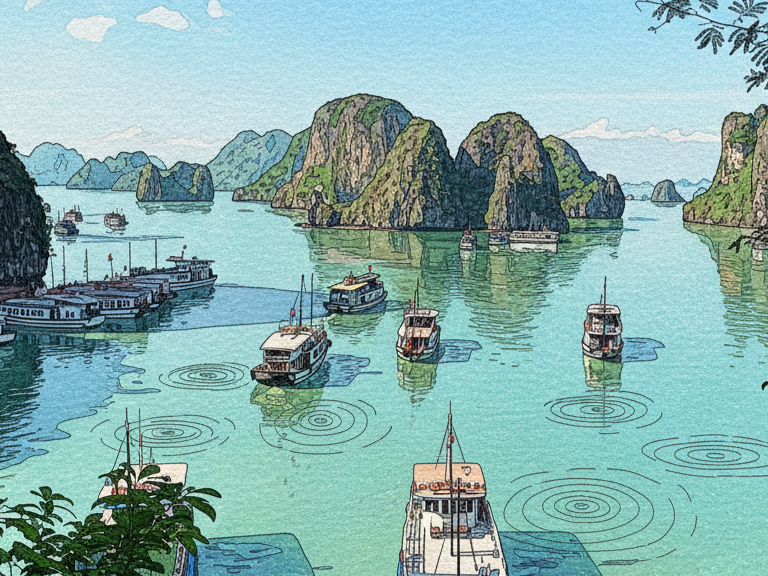 Har Long Bay AI Digital Art