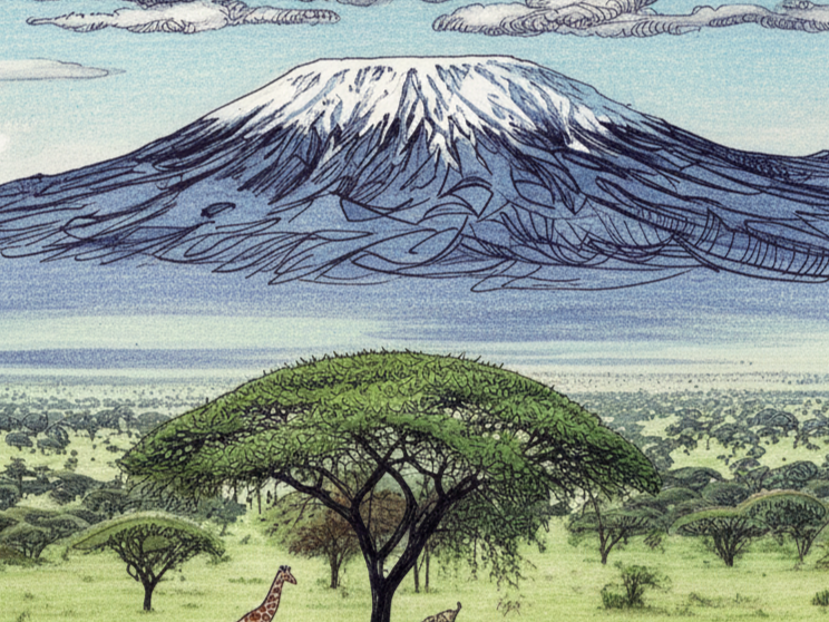 Kilimanjaro AI Digital Art